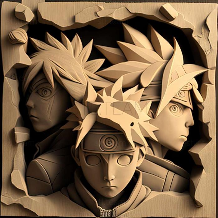 3D model Team Taka from Naruto (STL)
